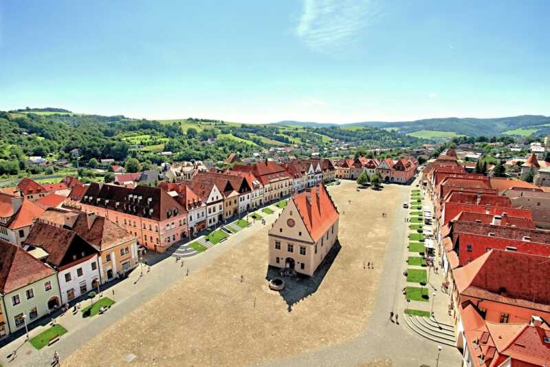 Bardějov - z nadhledu