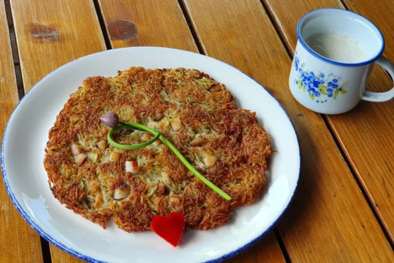 Brambrový placek - Valašská hospoda U Janíka