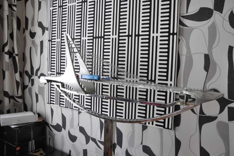 Kromě jiného je zde k vidění i model známého mostu z Ústí nad Labem 